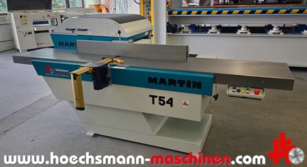 Martin T54 Abrichthobelmaschine mit XPlane Spiralmesserwelle, gebrauchte Holzbearbeitungsmaschinen Neumaschinen Hessen Höchsmann Langen