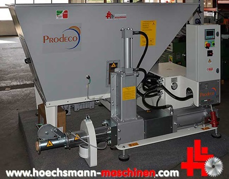 Prodeco Brikettpresse e70v, Holzbearbeitungsmaschinen Hessen Höchsmann