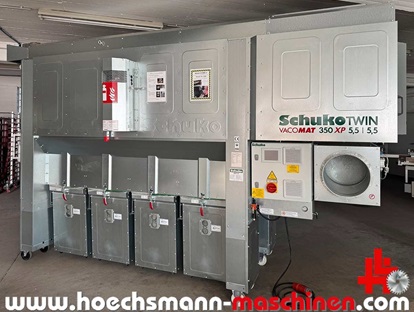 Schuko Absauganlage Vacomat 350 XP Twin, gebrauchte Holzbearbeitungsmaschinen Neumaschinen Hessen Höchsmann Langen